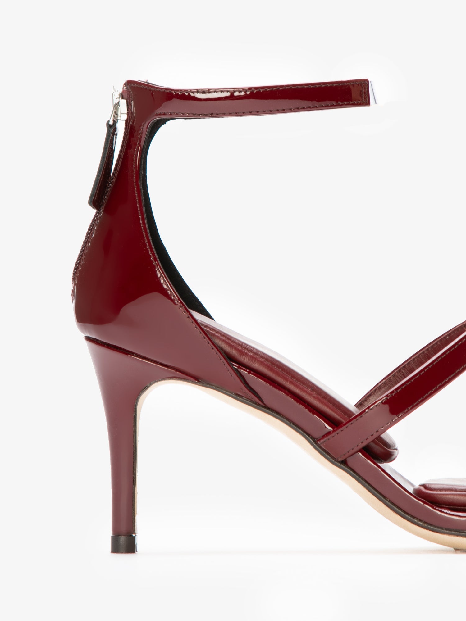 Tamara Mellon Reverse Sandal 75 Coffee Suede Leather Size 9.5 US 39.5 EU